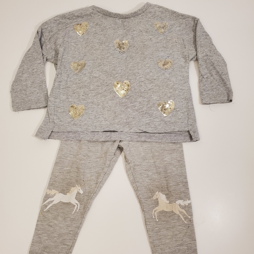 Cotton On Kids Grey Longsleeve & Leggings